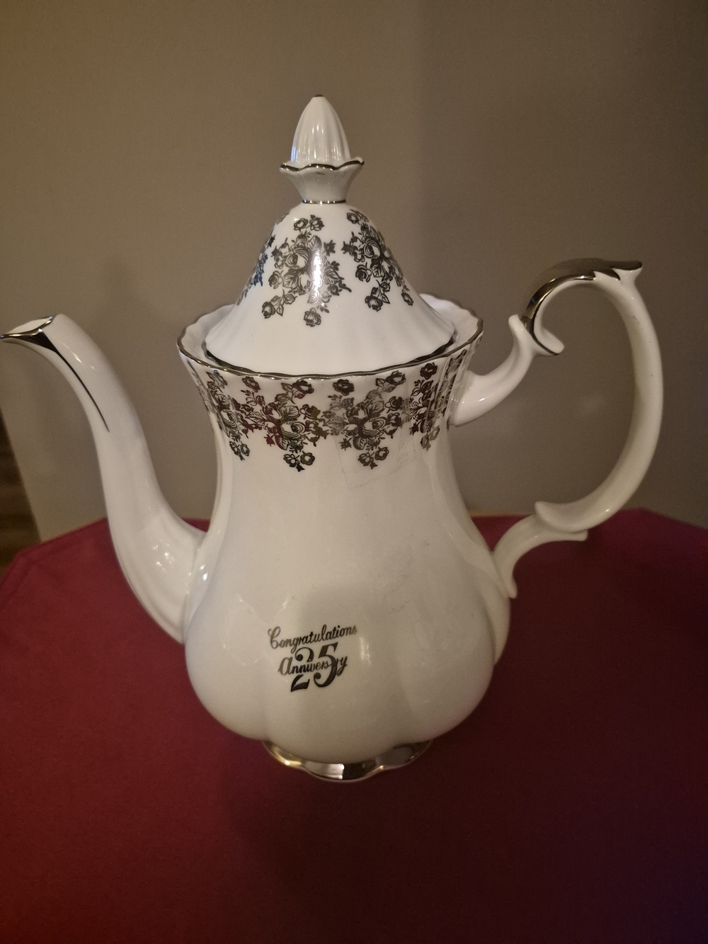 Vintage Royal Albert Coffee Pot with Gold Trim ***50% Off Sale!***